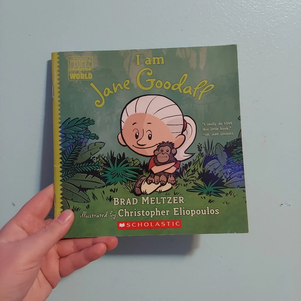 I Am Jane Goodall Book Jungle Monkeys